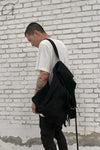 BORIS BIDJAN SABERI BLACK BACKPACK TOTE BAG1 F1406B+FMM20036